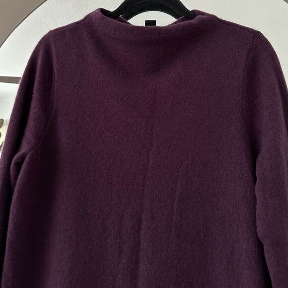 Chico’s Black Label Burgundy Cashmere Layered Pullover - Picture 5 of 10